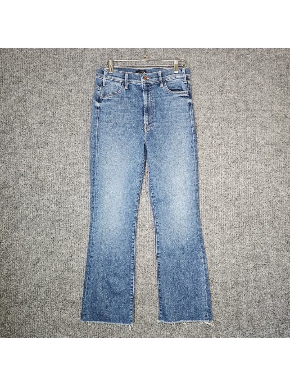 Mother Jeans Womens 29 The Hustler Ankle Fray Bootcut Satisfaction Guaranteed